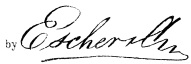 Escher Unterschrift