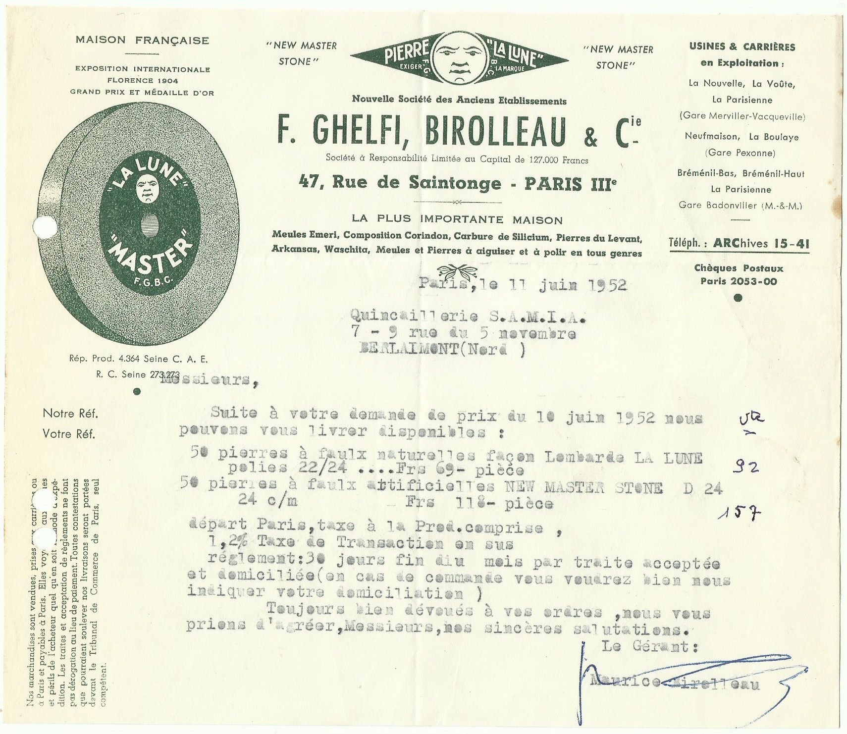 1952 F.Ghelfi, Birolleau & Cie.jpeg